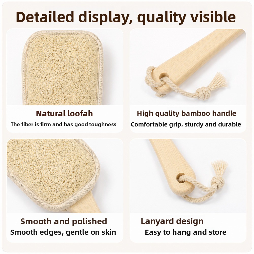 Double-sided Natural Loofah Ba - огляд і ціна Body Loofah Natural