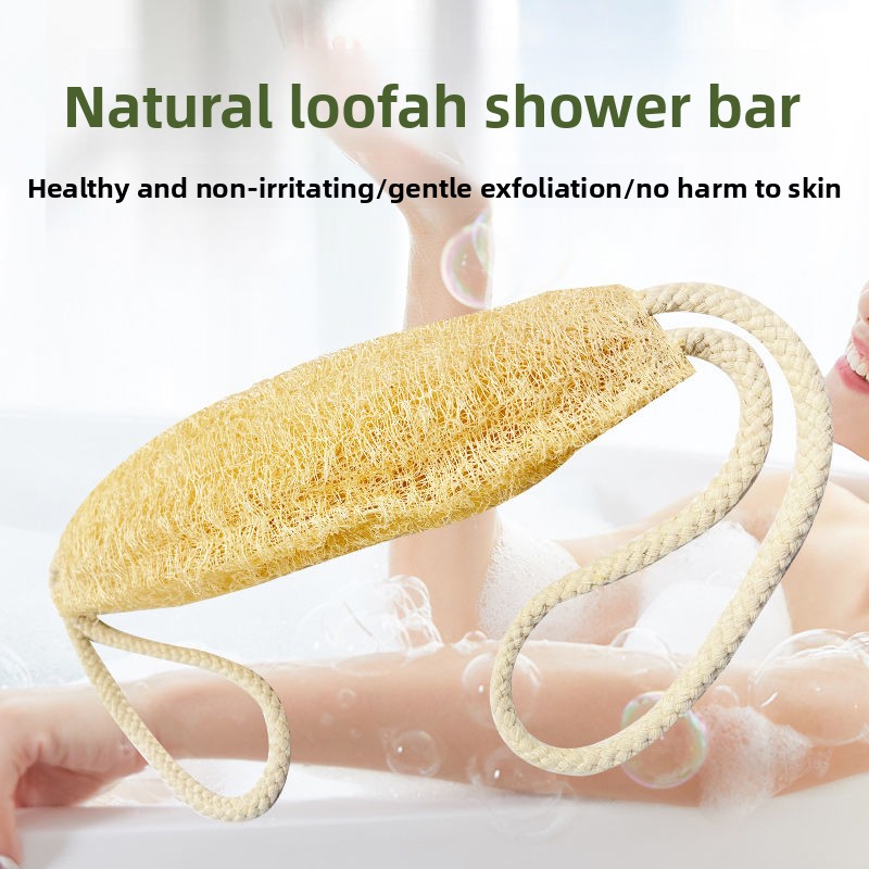 Loofah Bath Scrubbing Tool, Na - огляд і ціна Body Loofah Natural