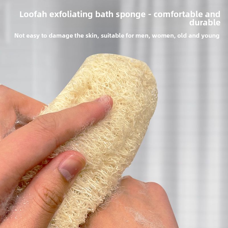 Loofah Bath Scrubbing Tool, Na - огляд і ціна Body Loofah Natural