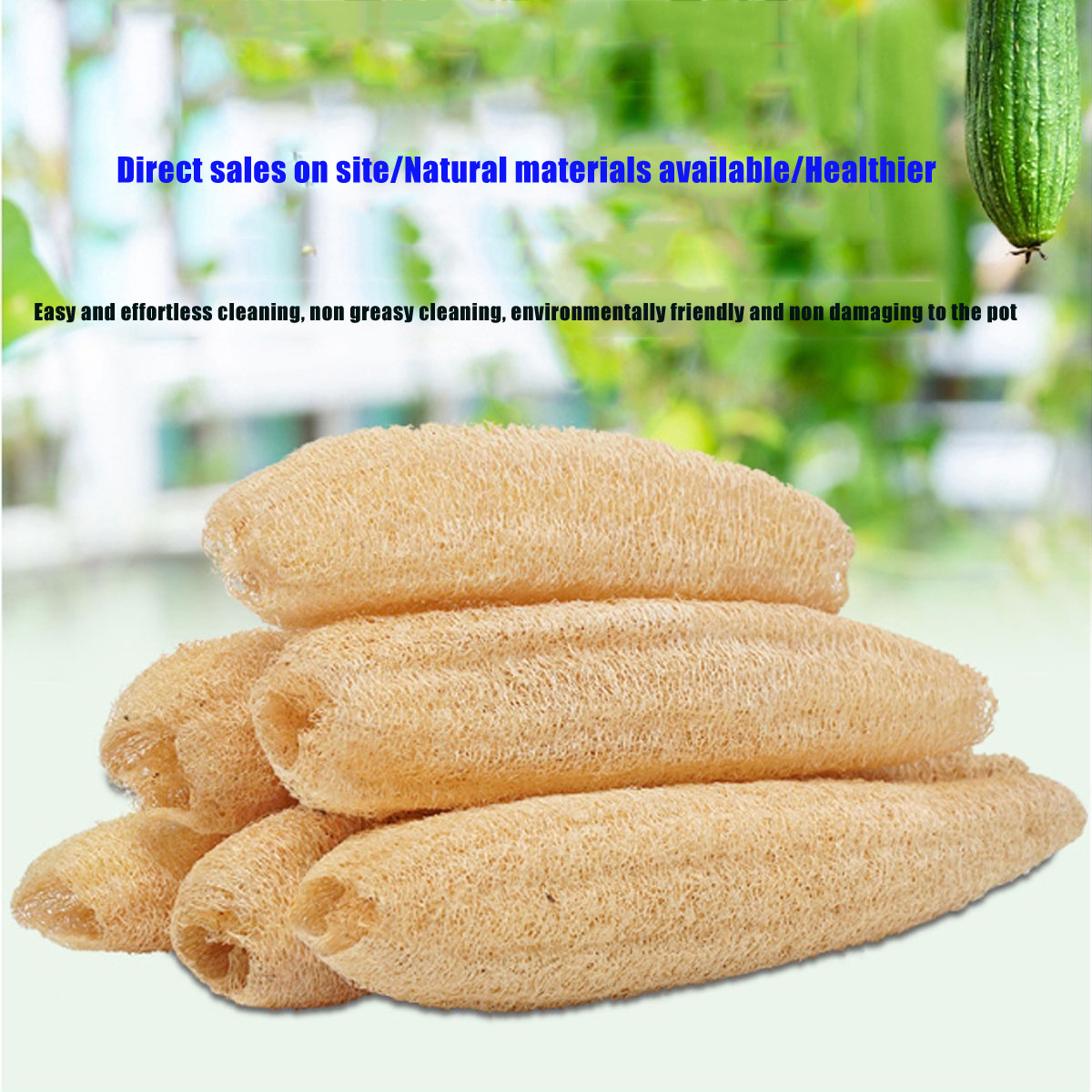 1pcs Natural Loofah Sponge Mul - огляд і ціна Body Loofah Natural