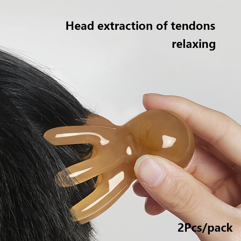 2Pcs Resin Octopus Comb Scalp  - огляд і ціна Wellness Spa And Massage