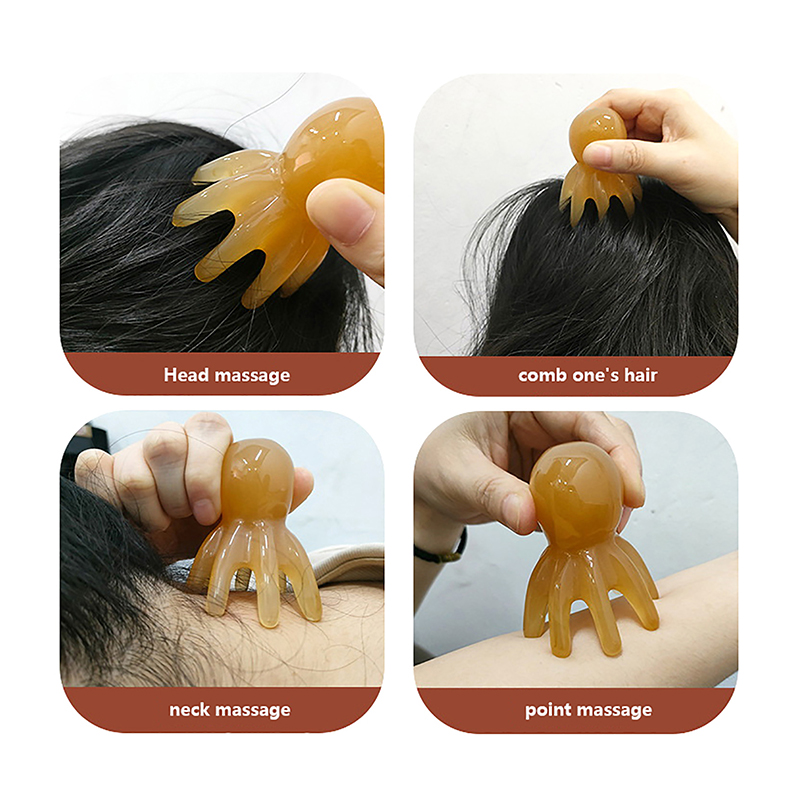 2Pcs Resin Octopus Comb Scalp  - огляд і ціна Wellness Spa And Massage