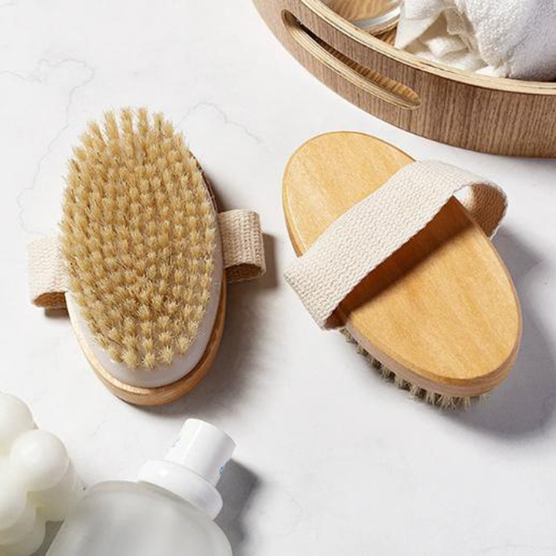 Wet Dry Skin Body Brush Natura - огляд і ціна Body Loofah Natural
