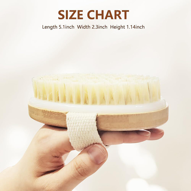 Wet Dry Skin Body Brush Natura - огляд і ціна Body Loofah Natural