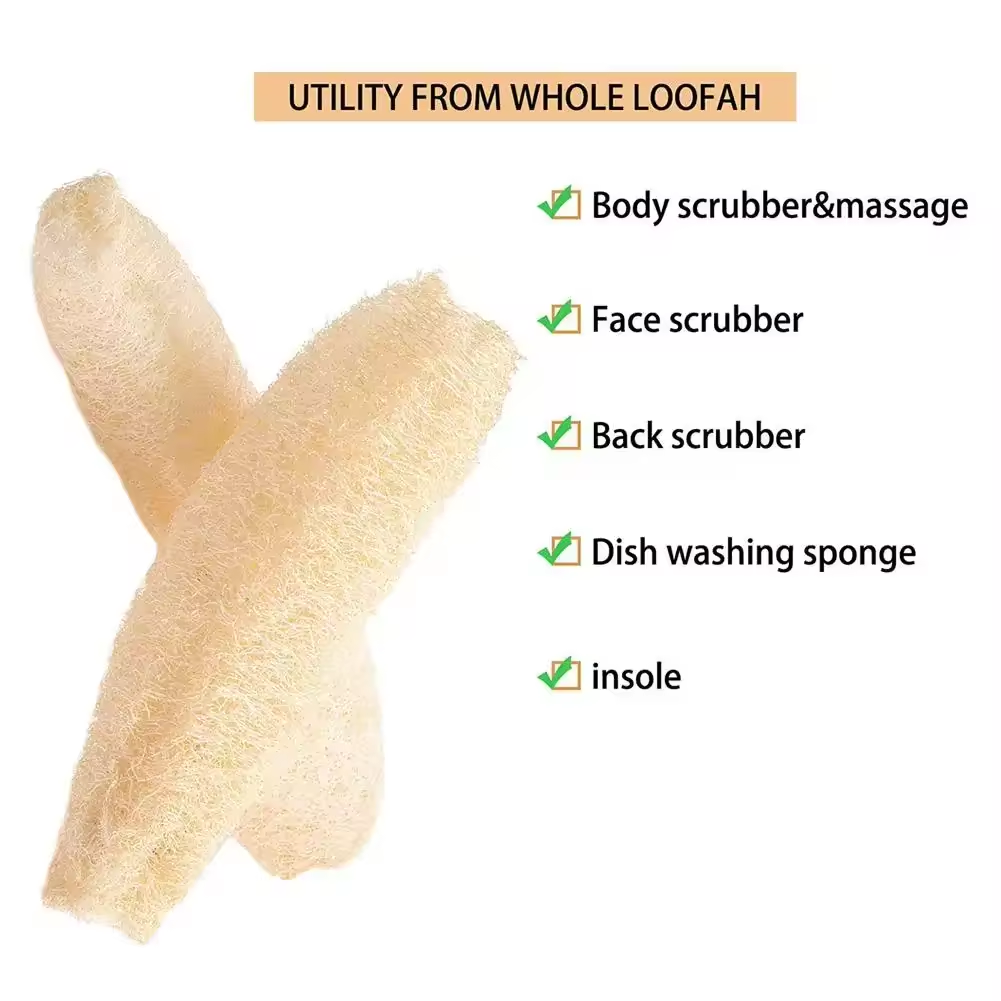 Natural Loofah Sponge Multi-pu - огляд і ціна Body Loofah Natural