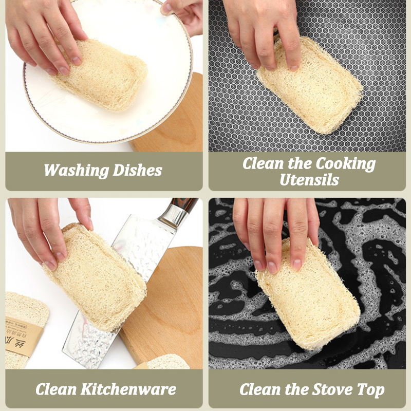 Natural Loofah Sponge Scrubber - огляд і ціна Body Loofah Natural
