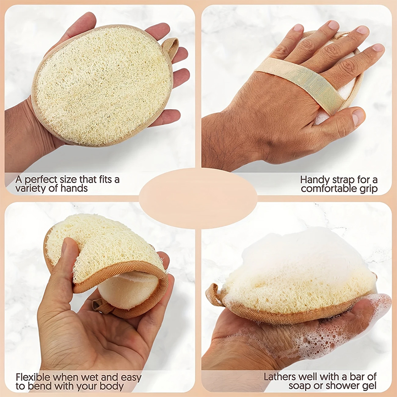 Natural Soft Shower Brush Clea - огляд і ціна Body Loofah Natural